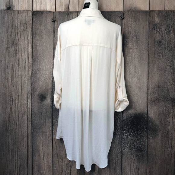 ❌SOLD❌Torrid Open Front Gauze Kimono Shirt in Dew Color | Torrid Size 0 - Picture 6 of 14